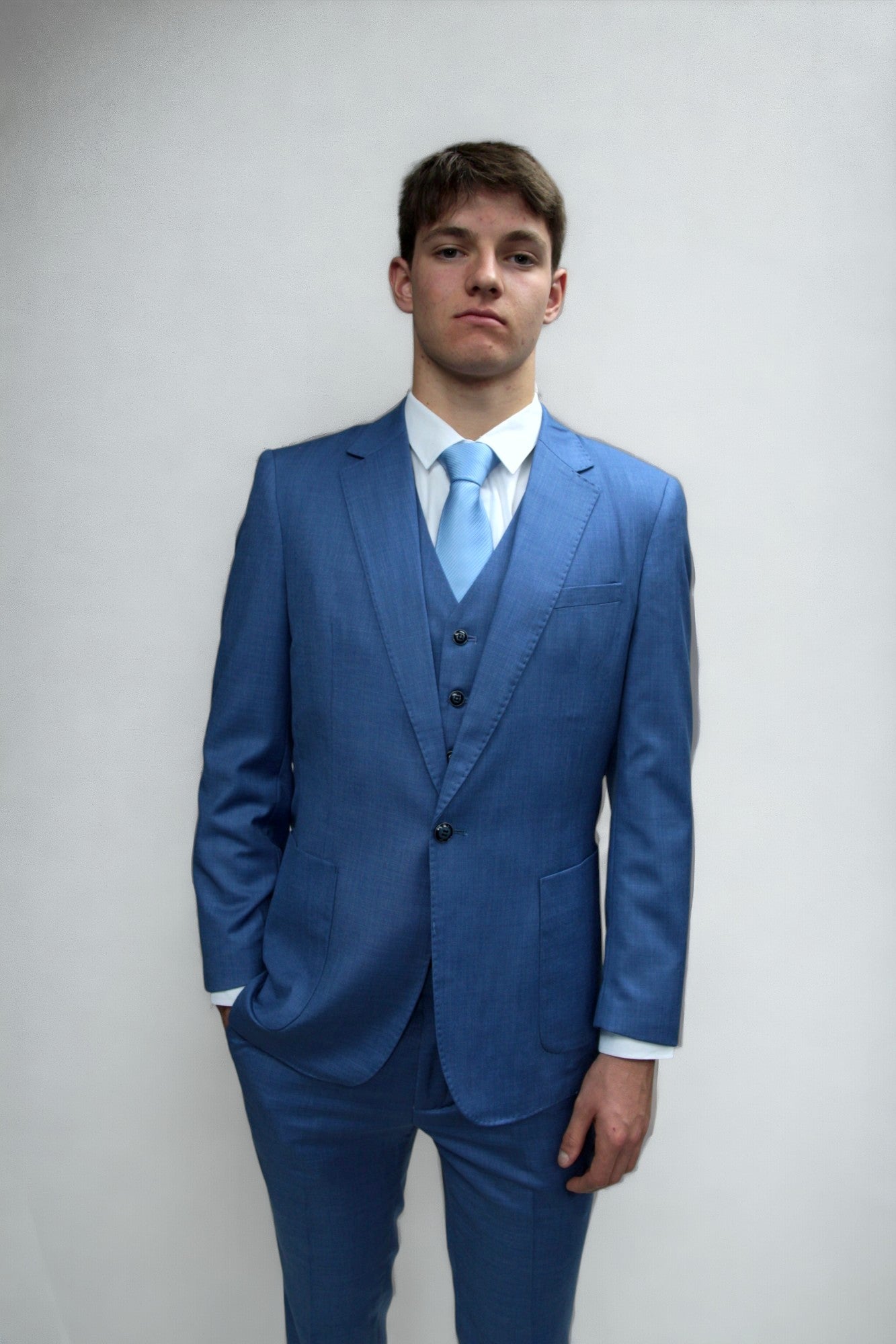 Sky Blue Lounge Suit Jacket