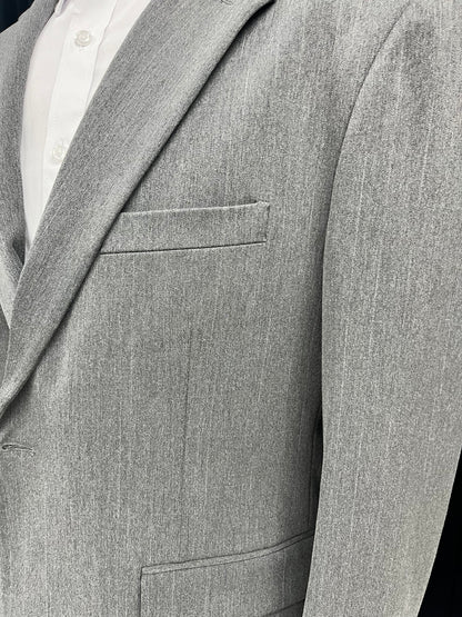 Kingsman 3-piece Charcoal Pinstripe Suit - SOLD