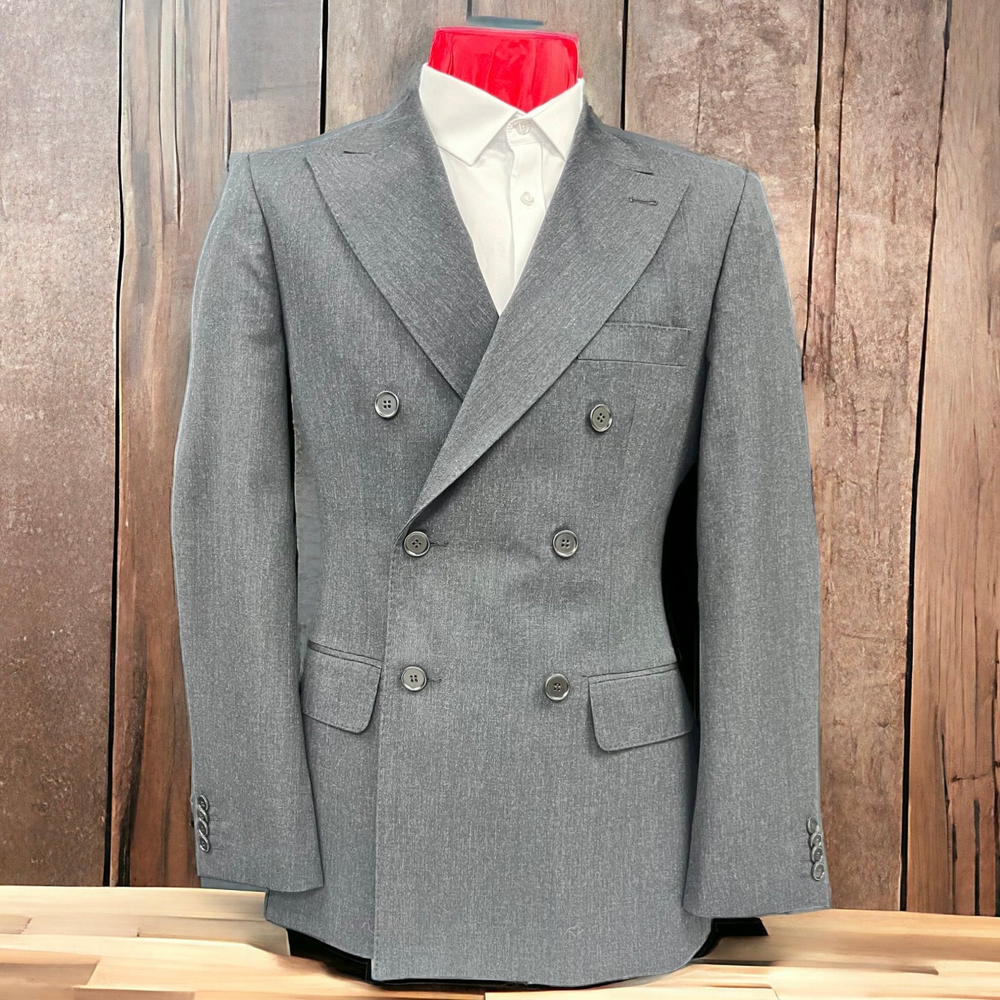Kingsman 3-piece Charcoal Pinstripe Suit - SOLD