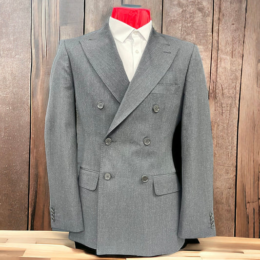 Kingsman 3-piece Charcoal Pinstripe Suit - SOLD