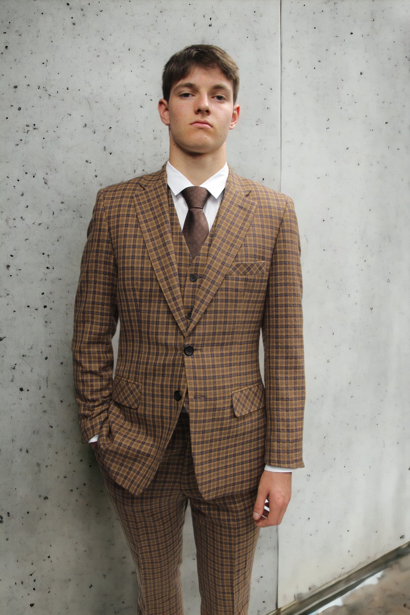 Kingsman Vintage Brown Check