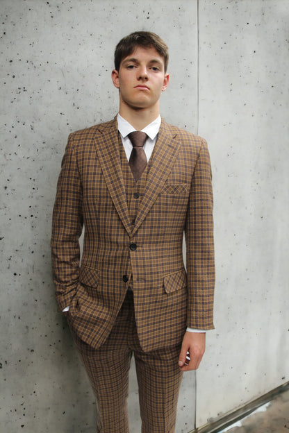 Kingsman Vintage Brown Check