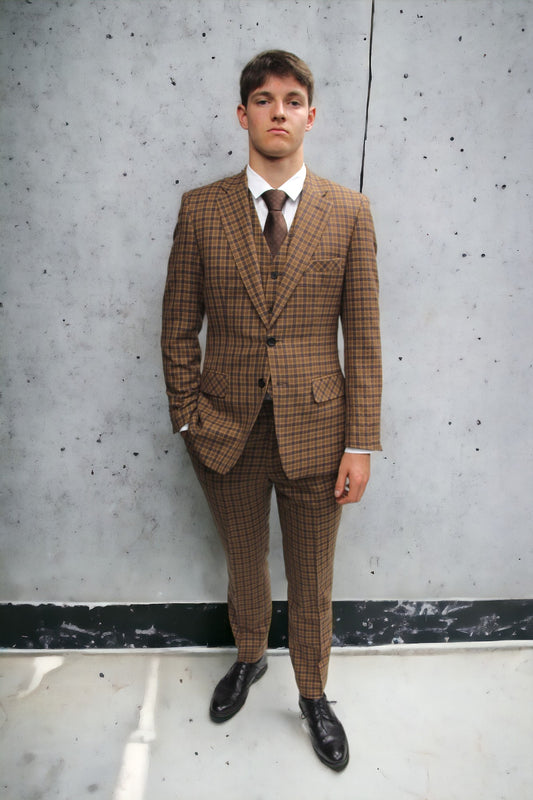 Kingsman Vintage Brown Check
